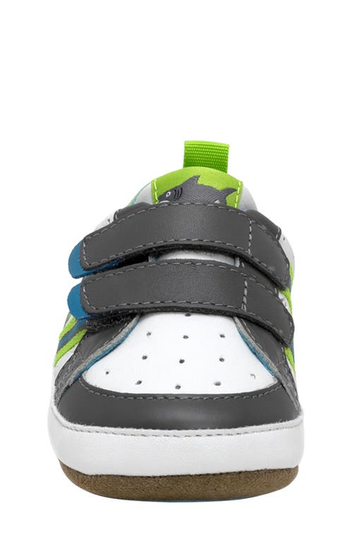 Shop Robeez ® Kids' Brooks First Kicks Sneaker In Charcoal