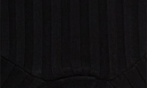 Rabanne Button Front Rib Body-con Tank Dress In Black