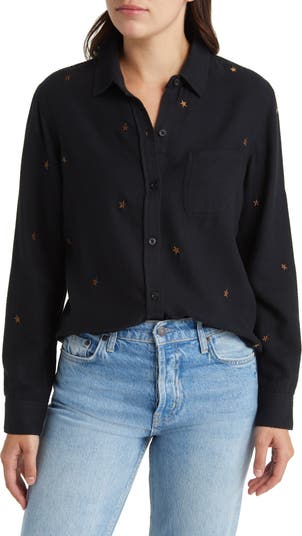 MILO STUDDED PLAID BUTTON DOWN - SHIPS 4/29-5/6