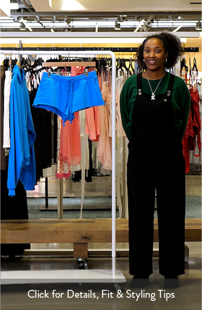 Raw Cut French Terry Drawstring Shorts, sales video thumbnail