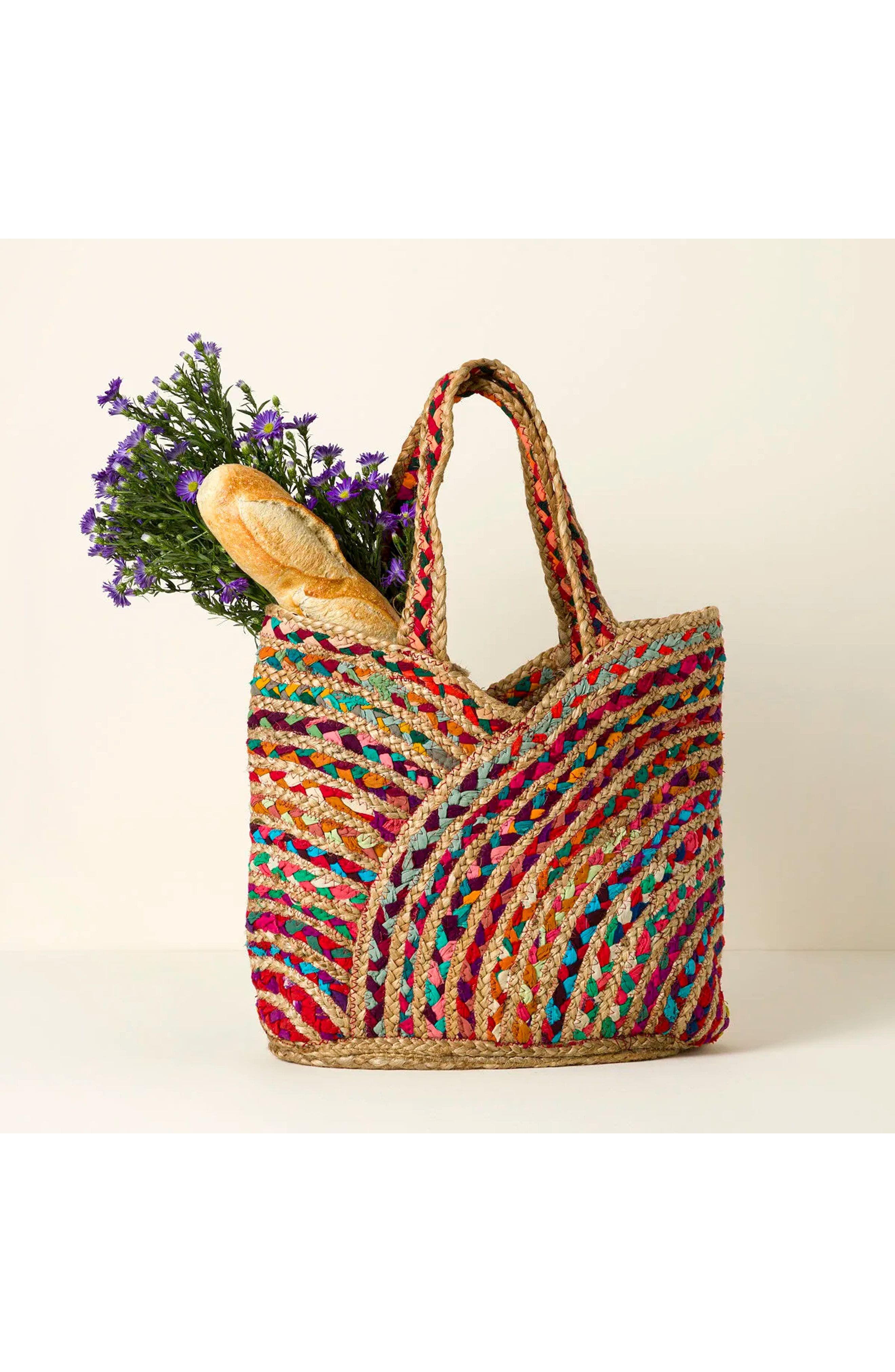 Repurposed Sari Carry-all Bag, Alternate, color, Multi