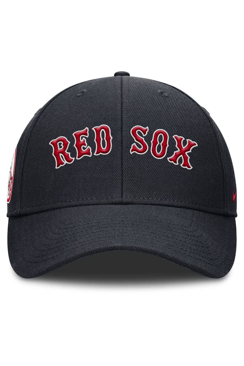 Men's Nike Navy Boston Red Sox Rise Gaberdine Adjustable Hat, Alternate, color, Navy