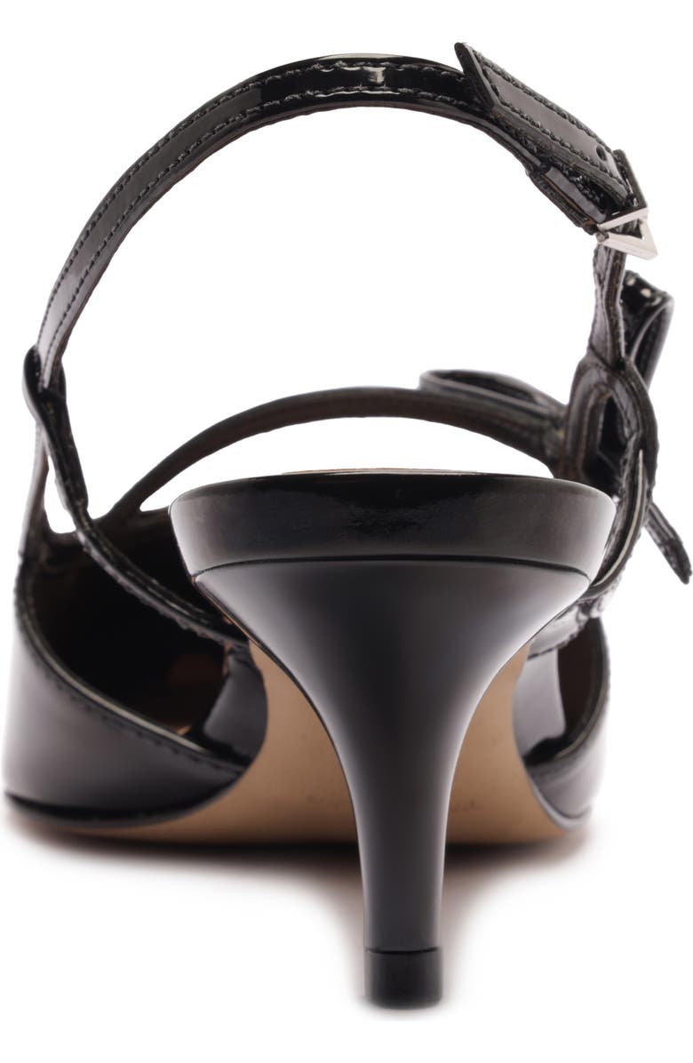 Arezzo Tessa Pointed Toe Slingback Pump, Alternate, color, Black