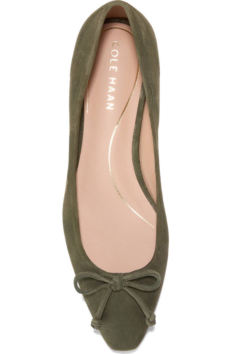 Cole Haan Paget Ballet Flat, Alternate, color, Olive Night Suede