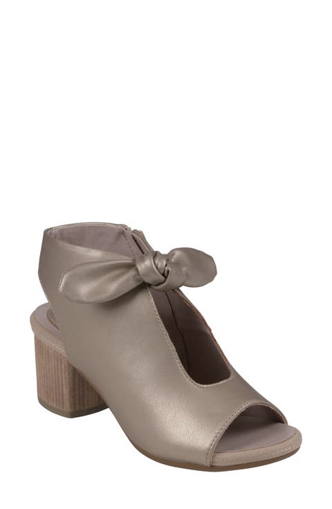 Kimora Bow Block Heel Bootie (Women)