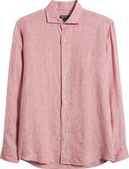Peter Millar Astino Lino Tailored Fit Linen Button-Up Shirt