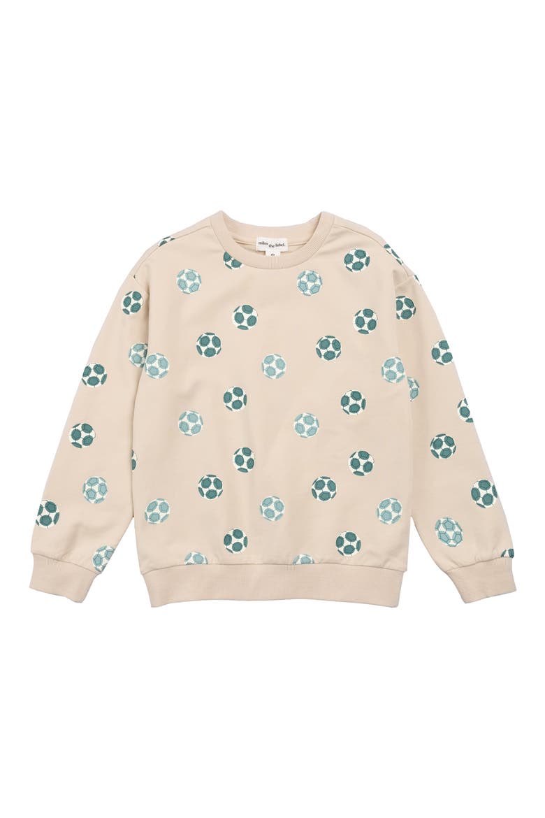 Kids' Stretch Organic Cotton Sweatshirt, Main, color, BEIGE