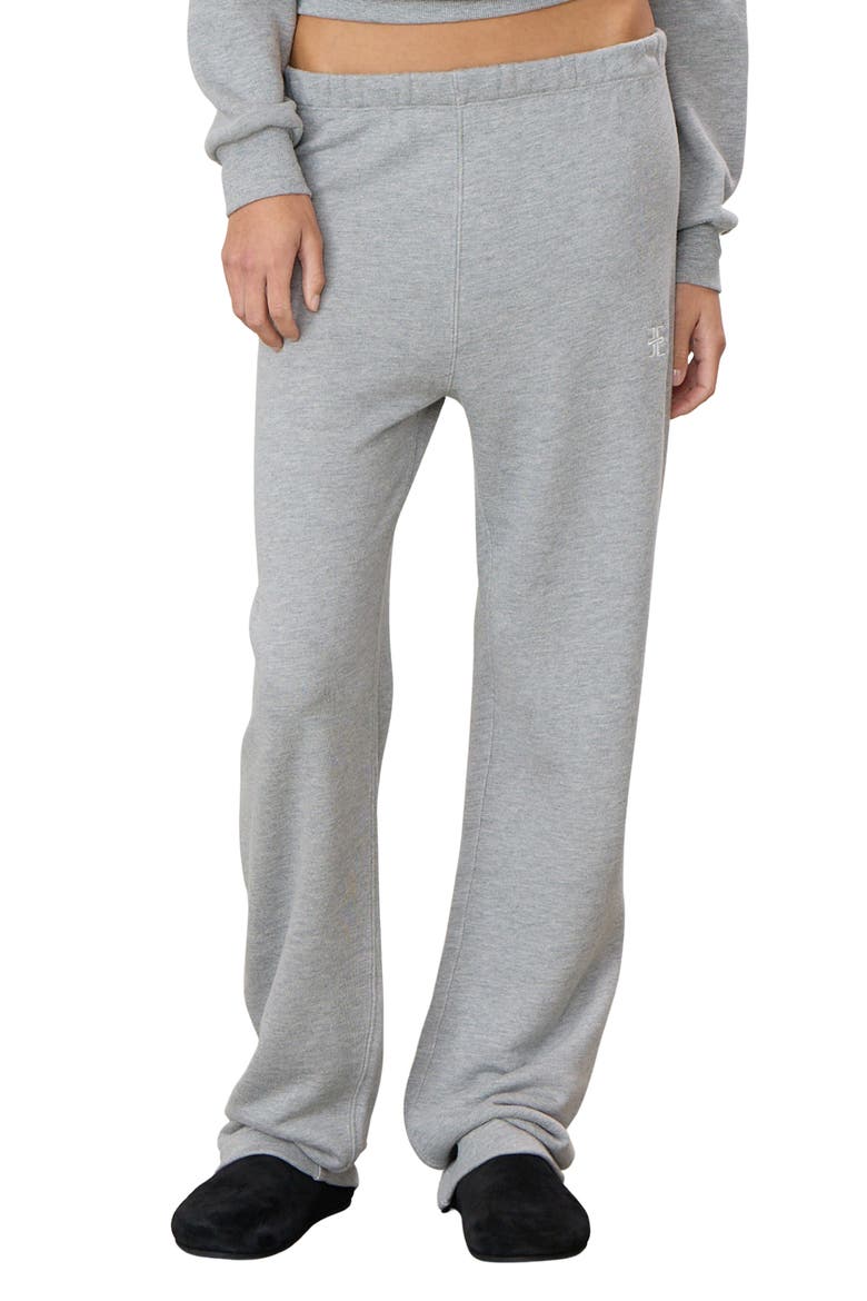 Straight Leg Sweatpants, Main, color, HEATHER GREY