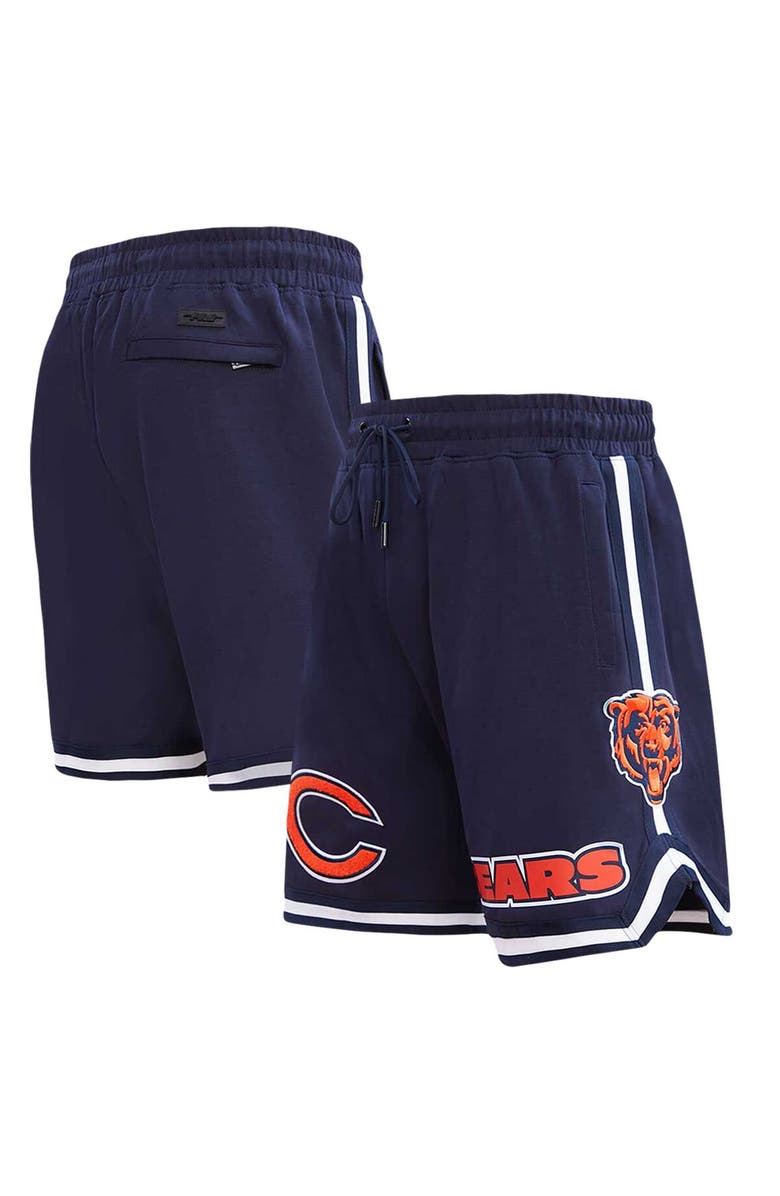 PRO STANDARD Men's Pro Standard Navy Chicago Bears Classic Chenille Shorts, Alternate, color, Navy