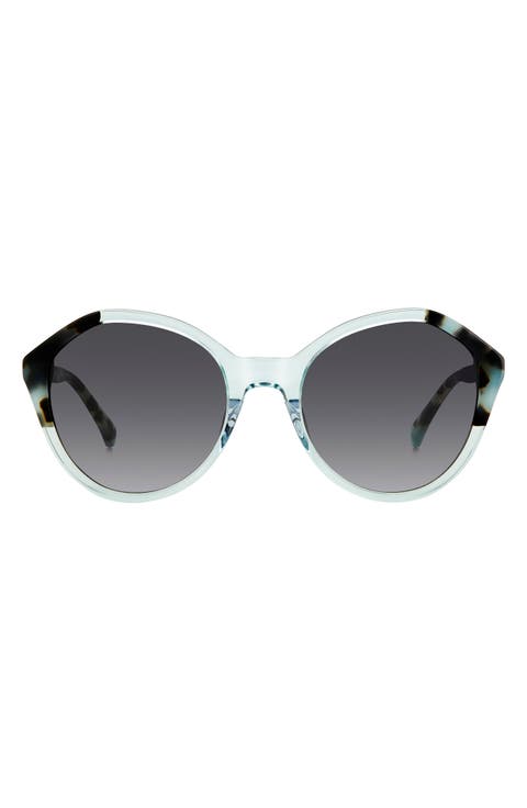 jezebel 54mm gradient round sunglasses