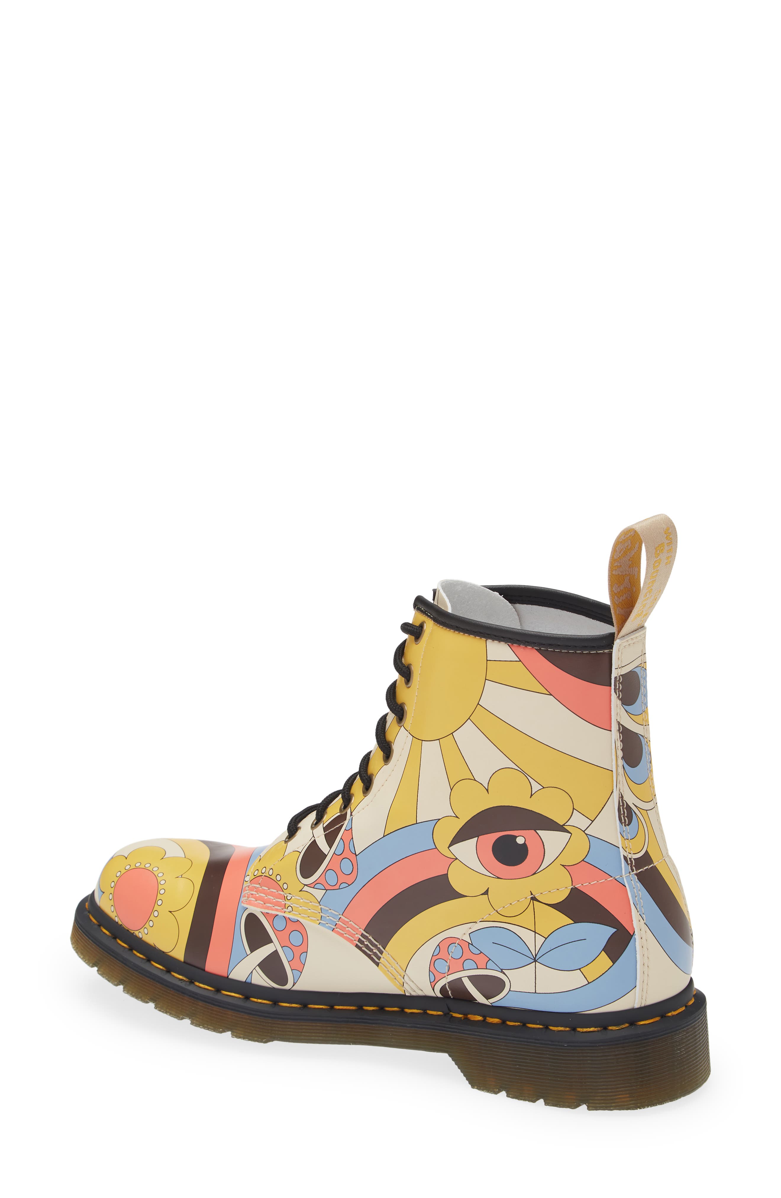 Dr. Martens 1460 Faux Leather Boot, Alternate, color, 