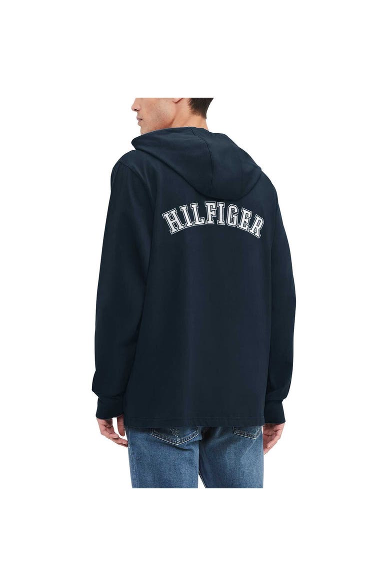 Men's Tommy Hilfiger  Navy Houston Texans Morgan Long Sleeve Hoodie T-Shirt, Alternate, color, Navy