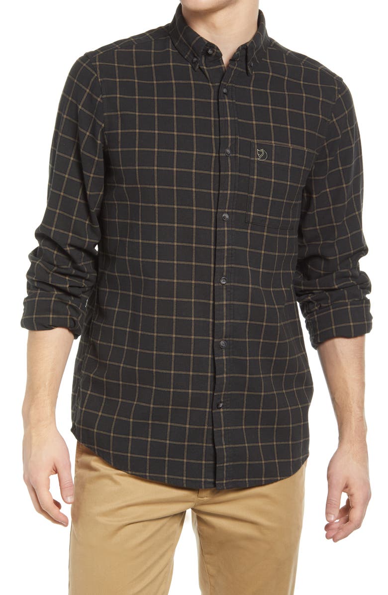 Fjällräven Ovik Flannel Button-Down Shirt, Main, color, 