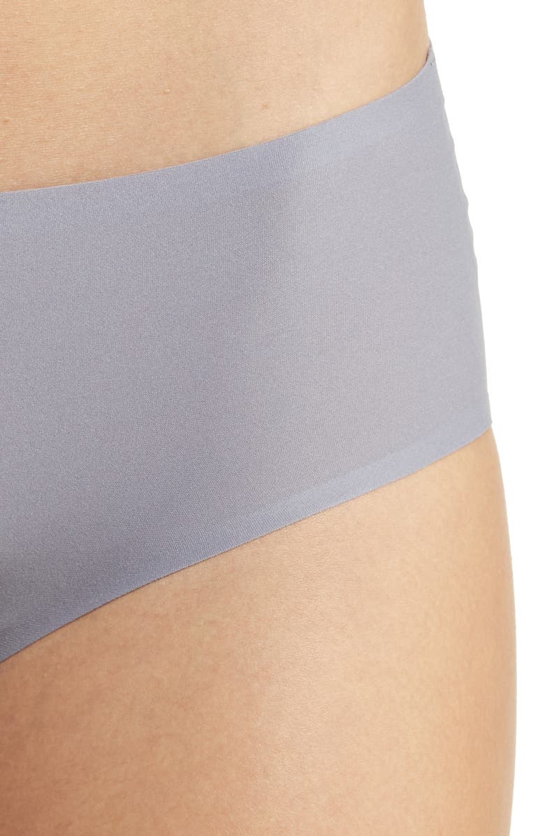 Chantelle Lingerie Soft Stretch Seamless Hipster Panties, Alternate, color, Smoke Grey