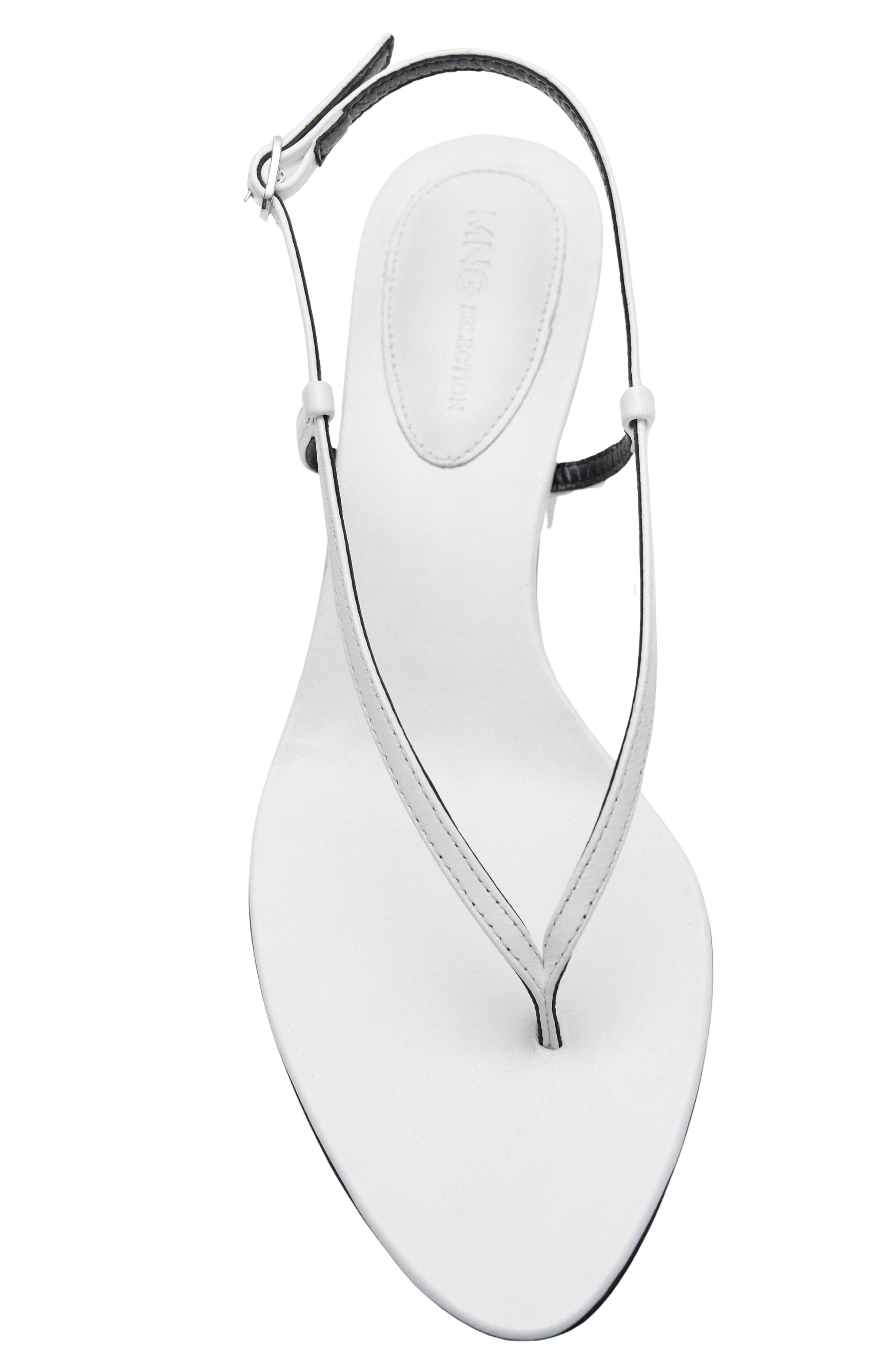 Slingback Kitten Heel Sandal, Alternate, color, WHITE