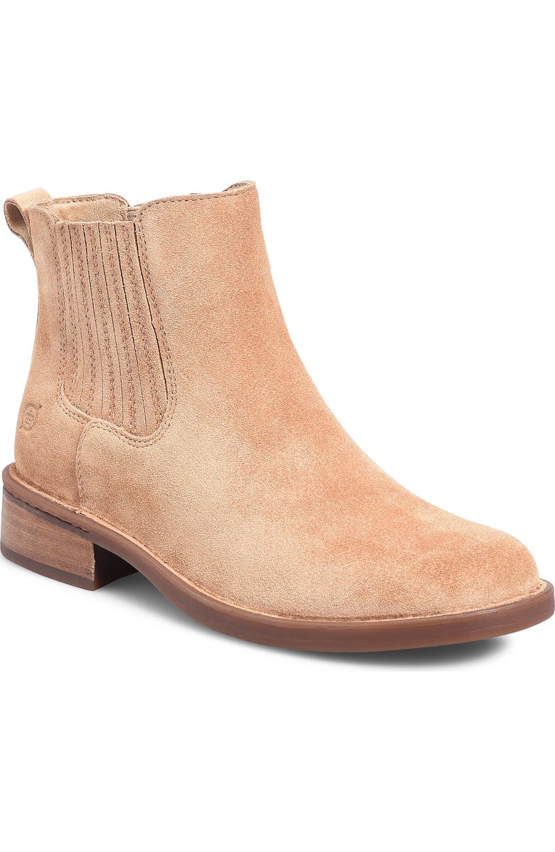 Børn Cici Chelsea Boot, Main, color, Natural Suede