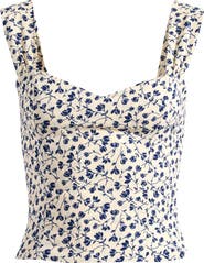 Reformation Hester Crepe Top