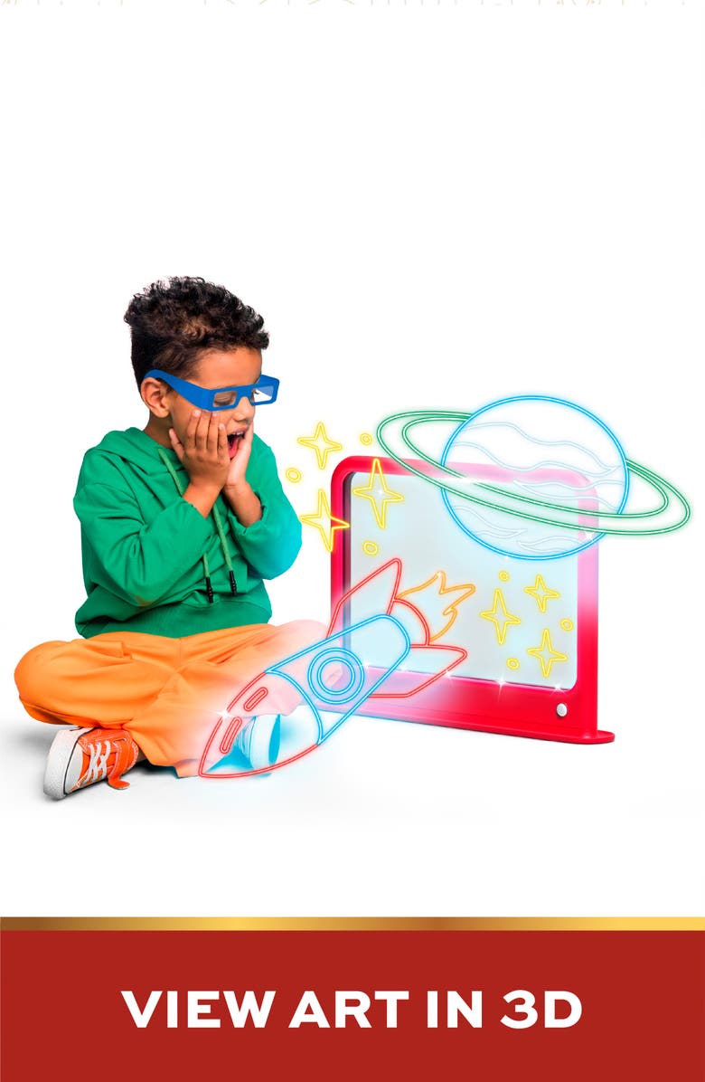 FAO Schwarz Drawing Light Designer Toy, Alternate, color, Red