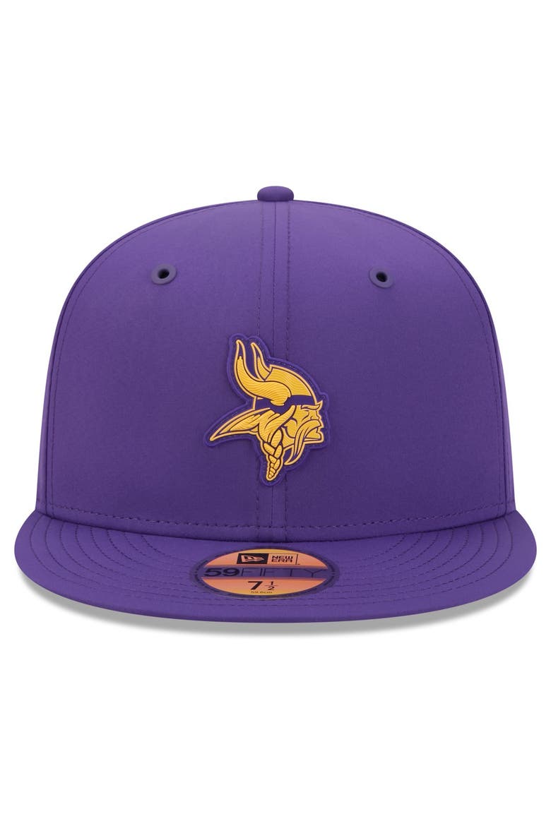 Men's New Era Purple Minnesota Vikings 2026 Sideline 59FIFTY Fitted Hat, Alternate, color, Purple