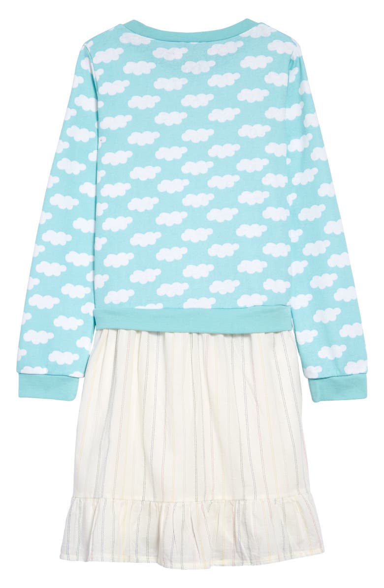 Tucker + Tate Kids' Sweet Fleece Dress, Alternate, color,