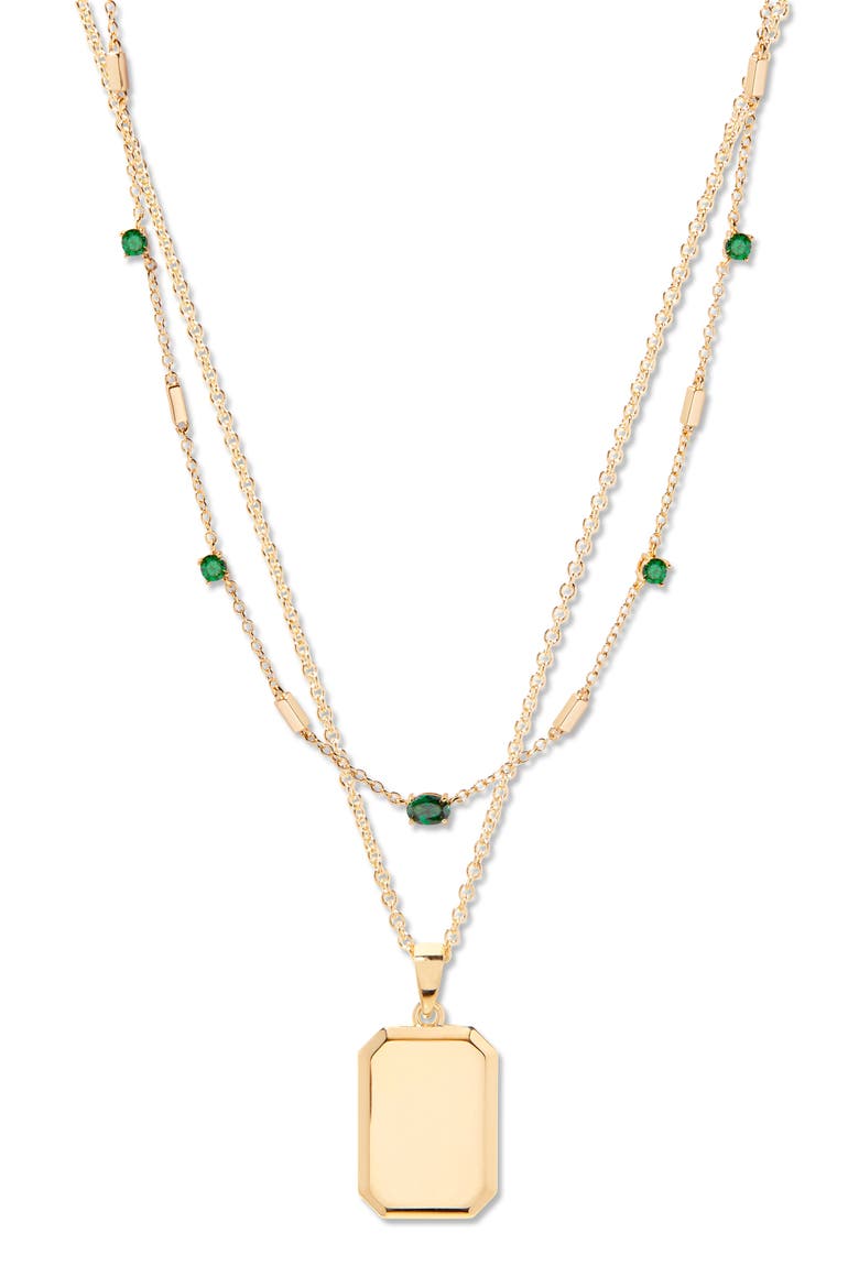 Willow Birthstone Layering Set, Main, color, GOLD MAY