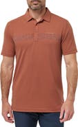 TravisMathew The Heater Chest Stripe Performance Golf Polo