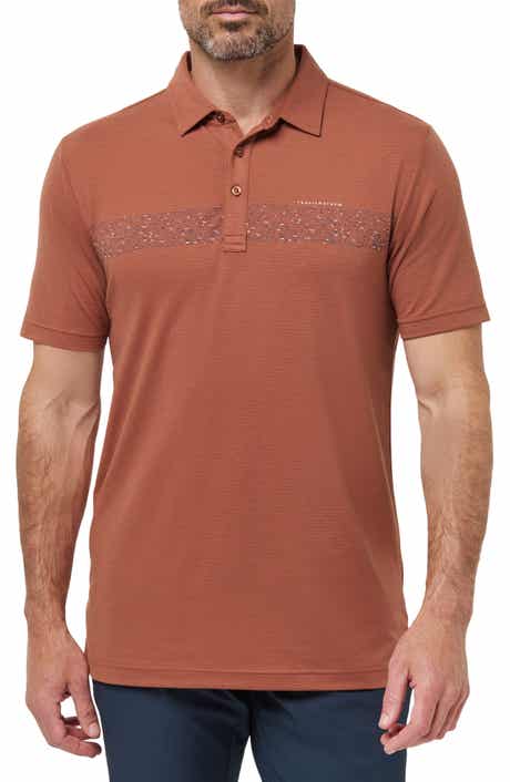 TravisMathew The Heater Chest Stripe Performance Golf Polo