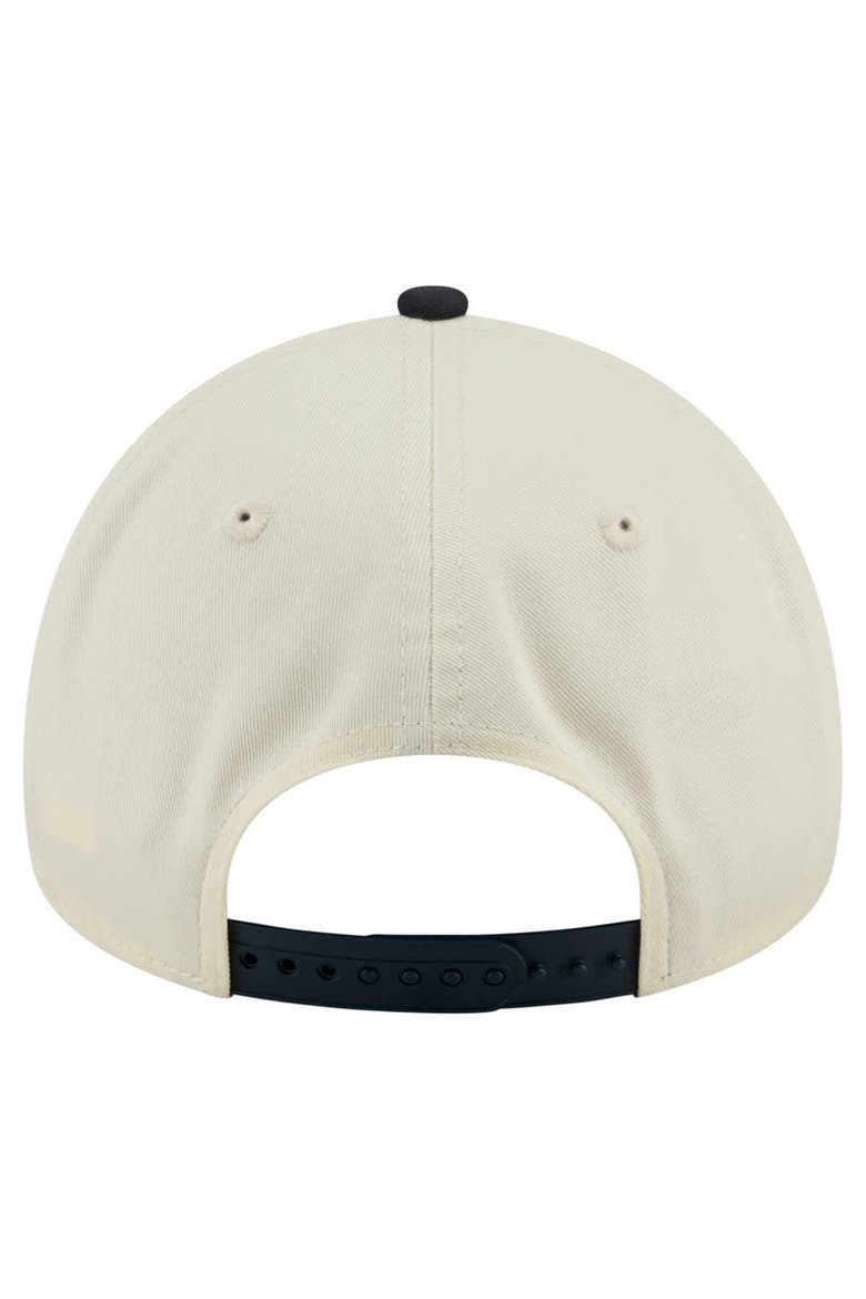 Men's New Era  Cream San Diego Padres Speckle A-Frame 9FORTY Adjustable Hat, Alternate, color, Cream