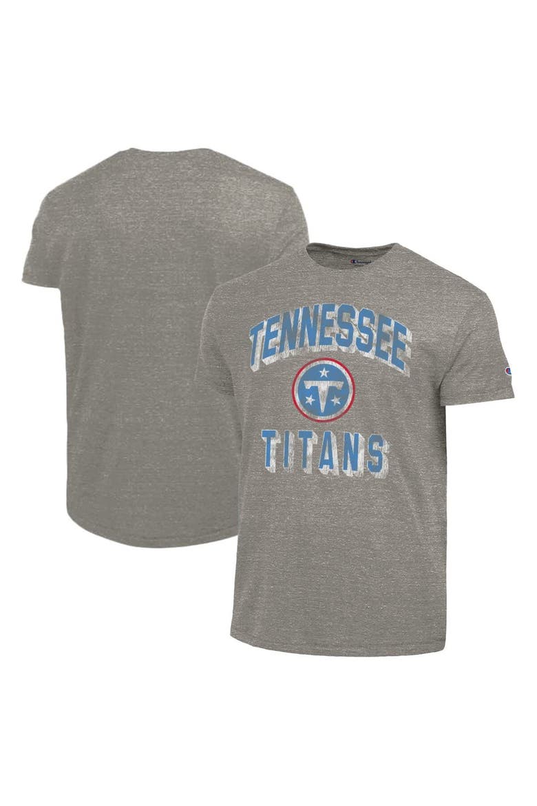 Men's Champion  Charcoal Tennessee Titans Ultimate Tri-Blend T-Shirt, Main, color, Charcoal