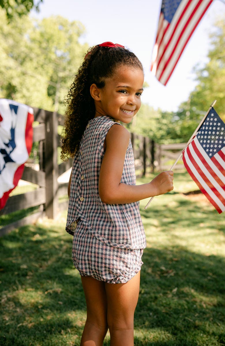 Little Paper Kids Ellie Set, Alternate, color, Americana Plaid