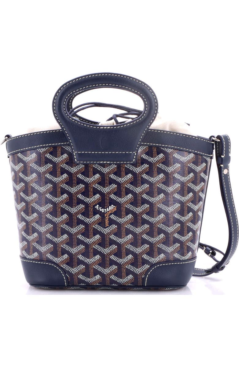 Pre-Owned Goyard Beluga Bag Coated Canvas Mini, Alternate, color, Blue