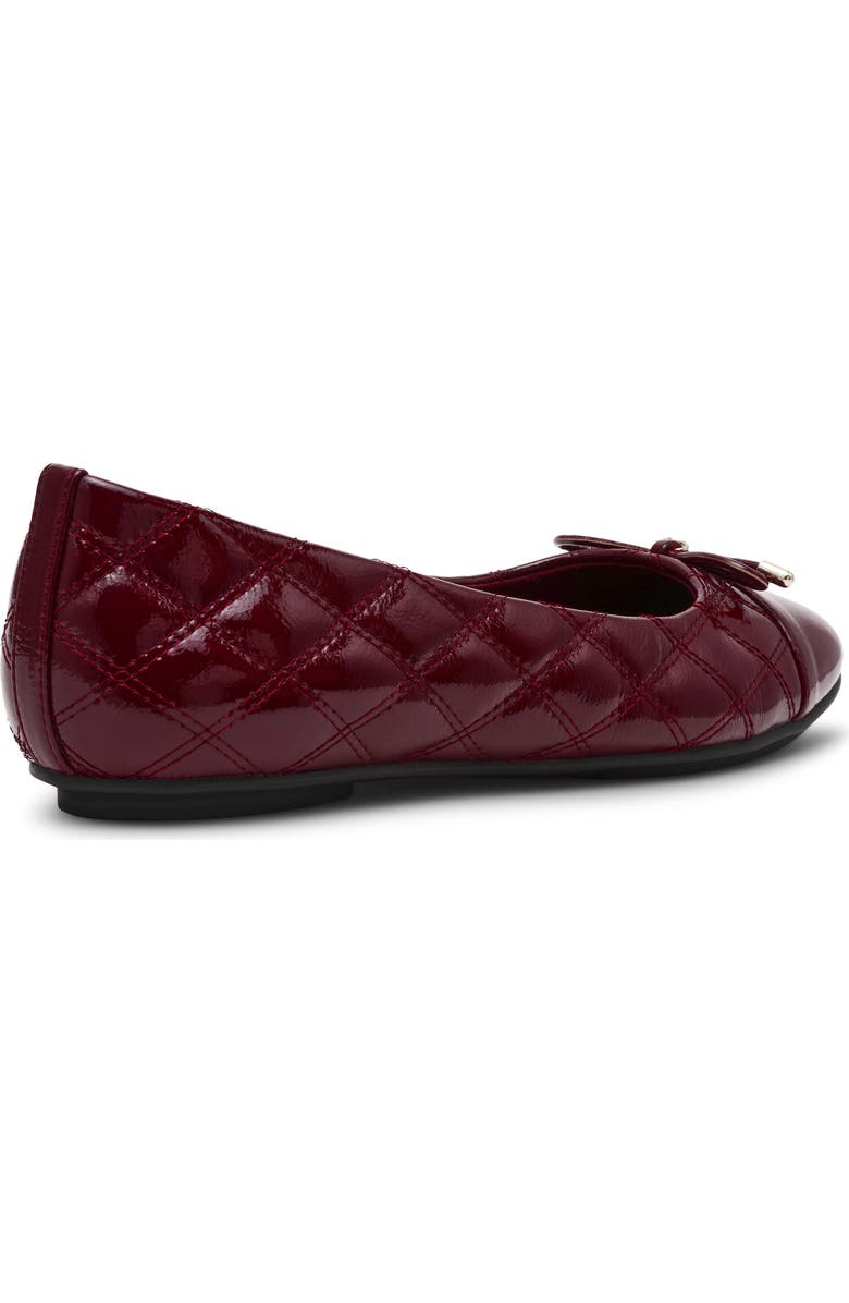 Anne Klein Luci Cap Toe Ballet Flat, Alternate, color, Bordeaux