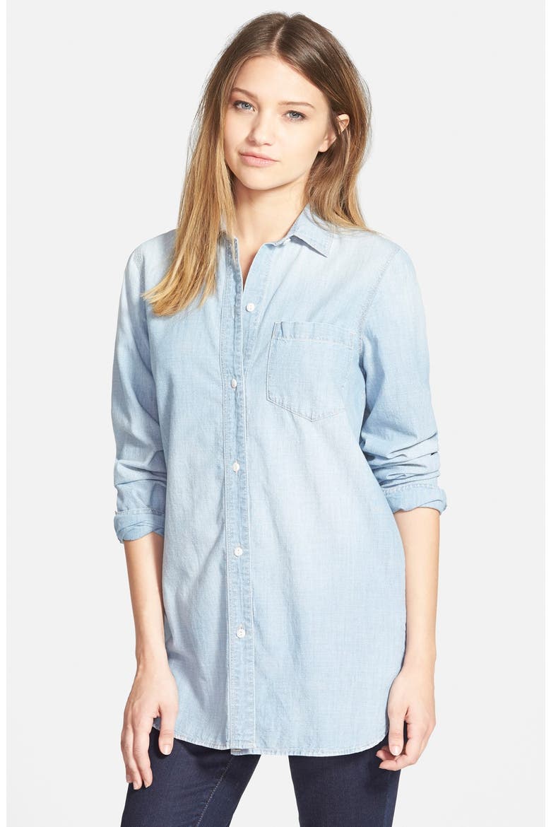 Ex-Boyfriend Chambray Shirt, Main, color, BUCKLEY WASH