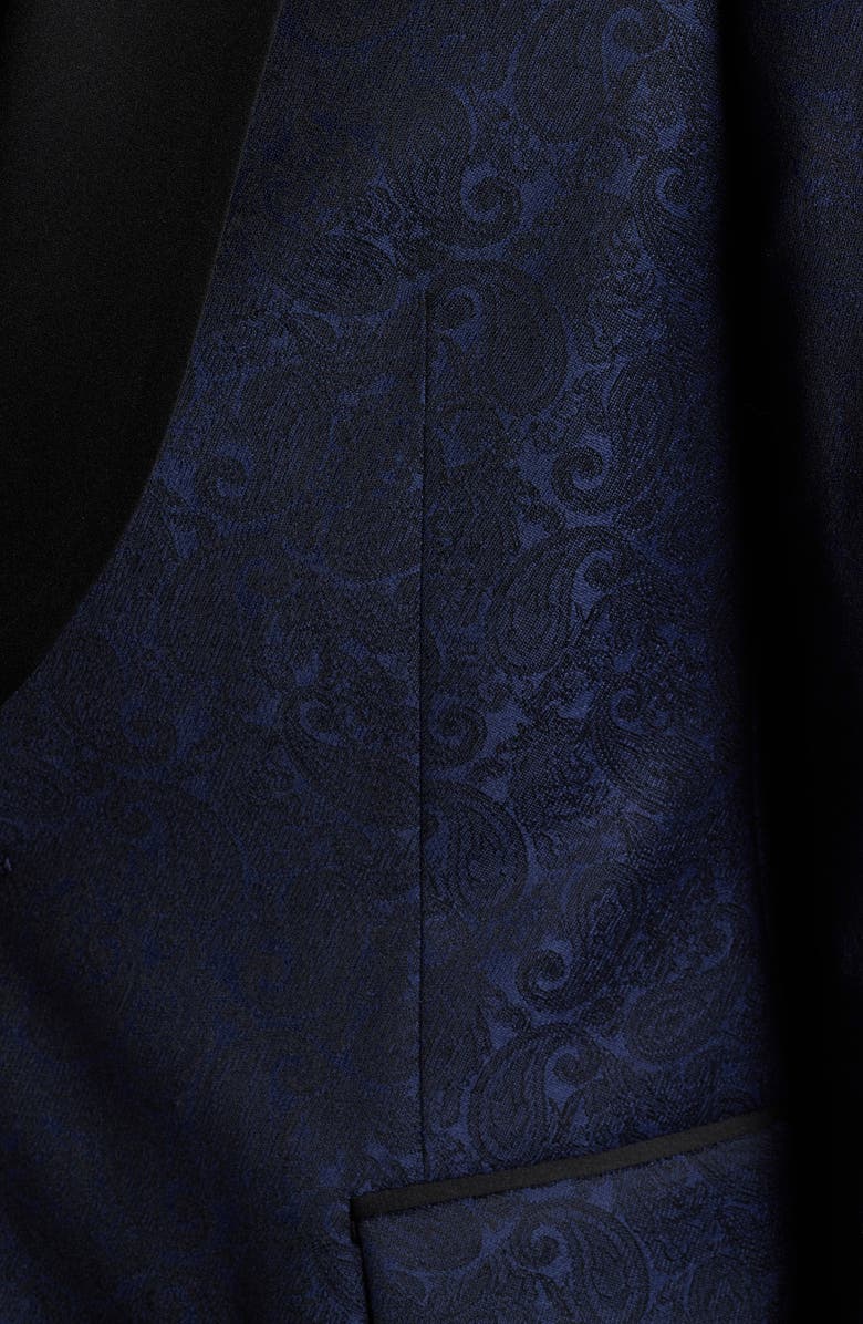 Peter Millar Tailored Wool Blend Dinner Jacket, Alternate, color, Blue