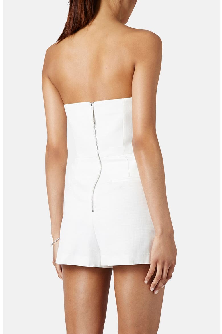 Notched Neck Romper, Alternate, color, IVORY