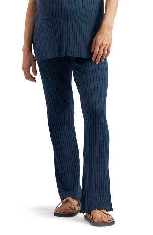 RIPE MATERNITY RIPE MATERNITY SIENNA RIB FLARE MATERNITY PANTS