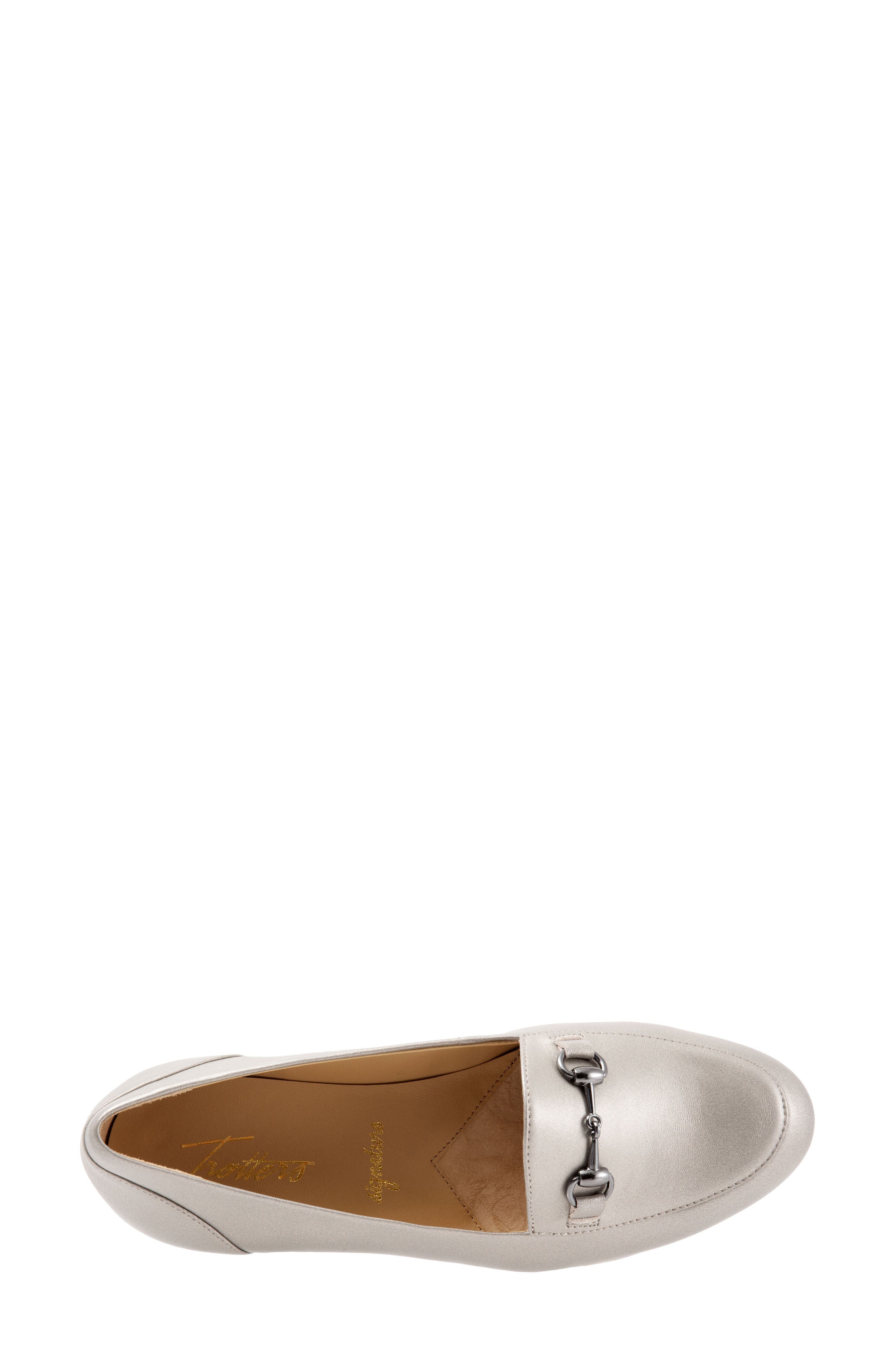Anice Bit Loafer, Alternate, color, PEWTER LEATHER