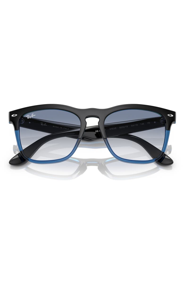 Ray-Ban 54mm Square Sunglasses, Alternate, color, Black Blue