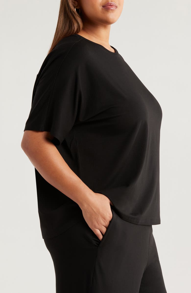 Eileen Fisher Boxy Crewneck T-Shirt, Alternate, color, 