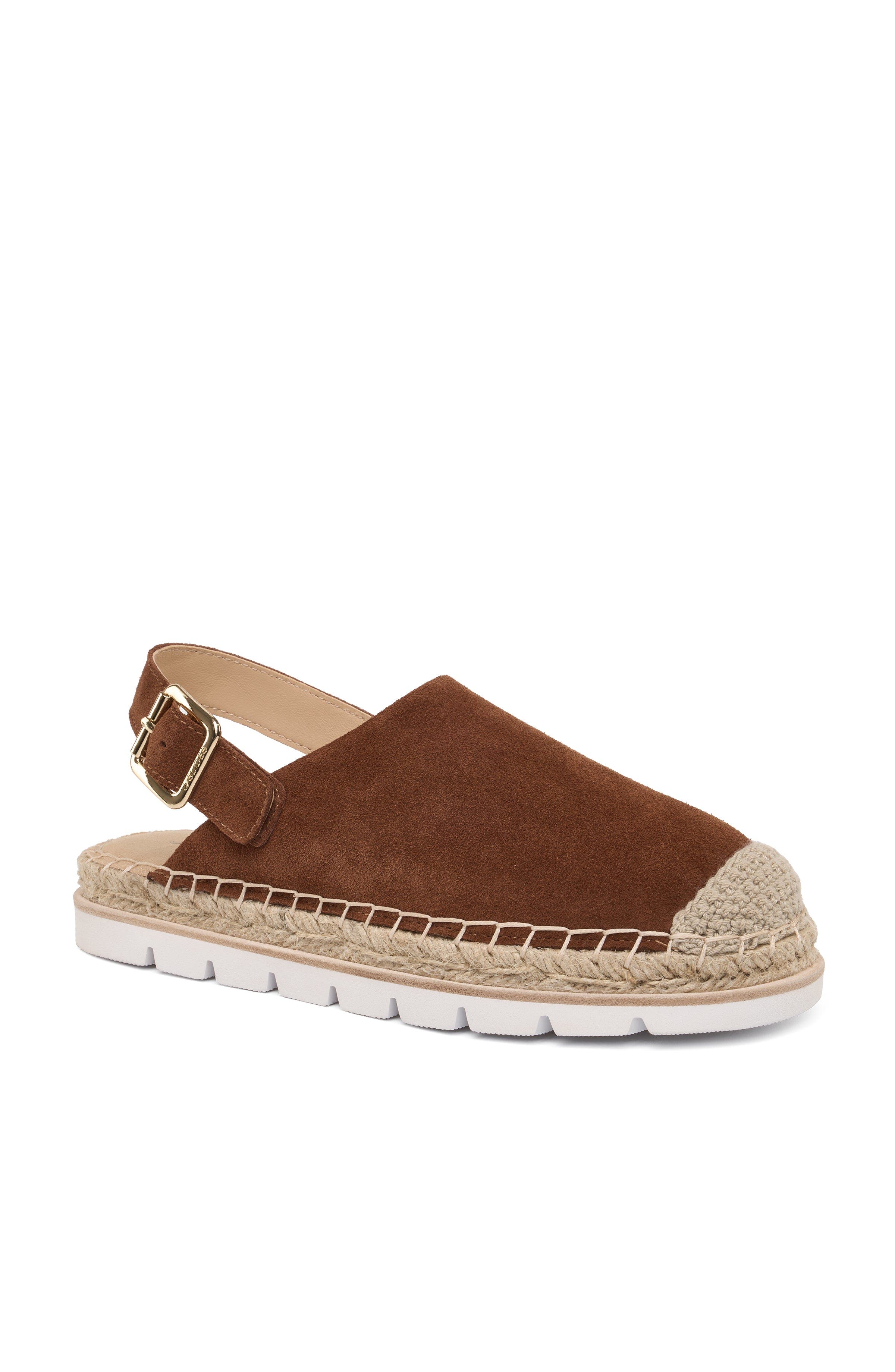 JSlides Footwear Bea Slingback Suede Mule, Main, color, Tan