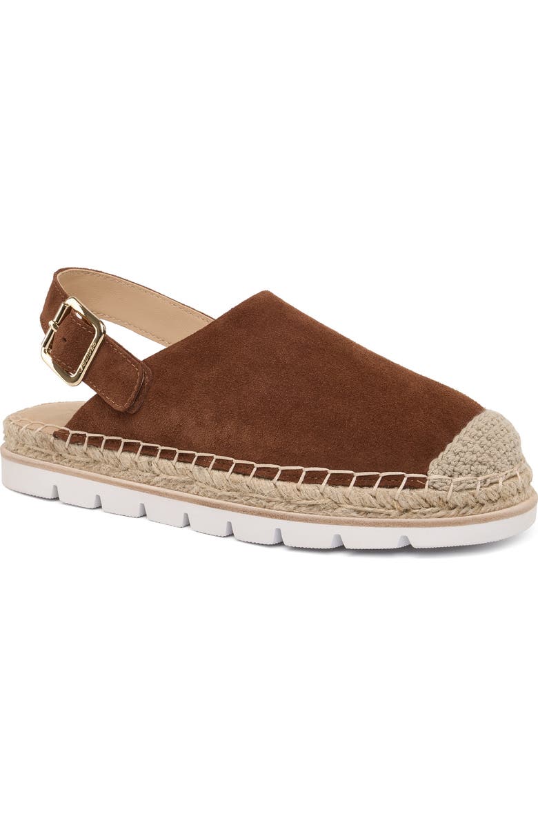 JSlides Footwear Bea Slingback Suede Mule, Main, color, Tan