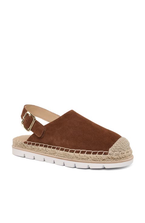 Bea Slingback Suede Mule