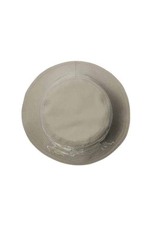 Burberry Ekd Cotton Bucket Hat In Heron