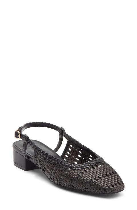 Bretta Woven Slingback Pump (Women)