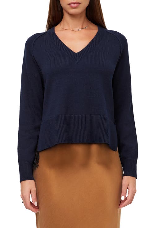 Camila Lace Layered V-Neck Sweater
