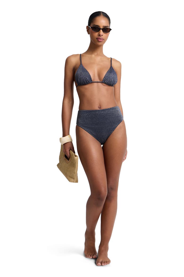 Alexa Bikini Top, Alternate, color, Noir Navy
