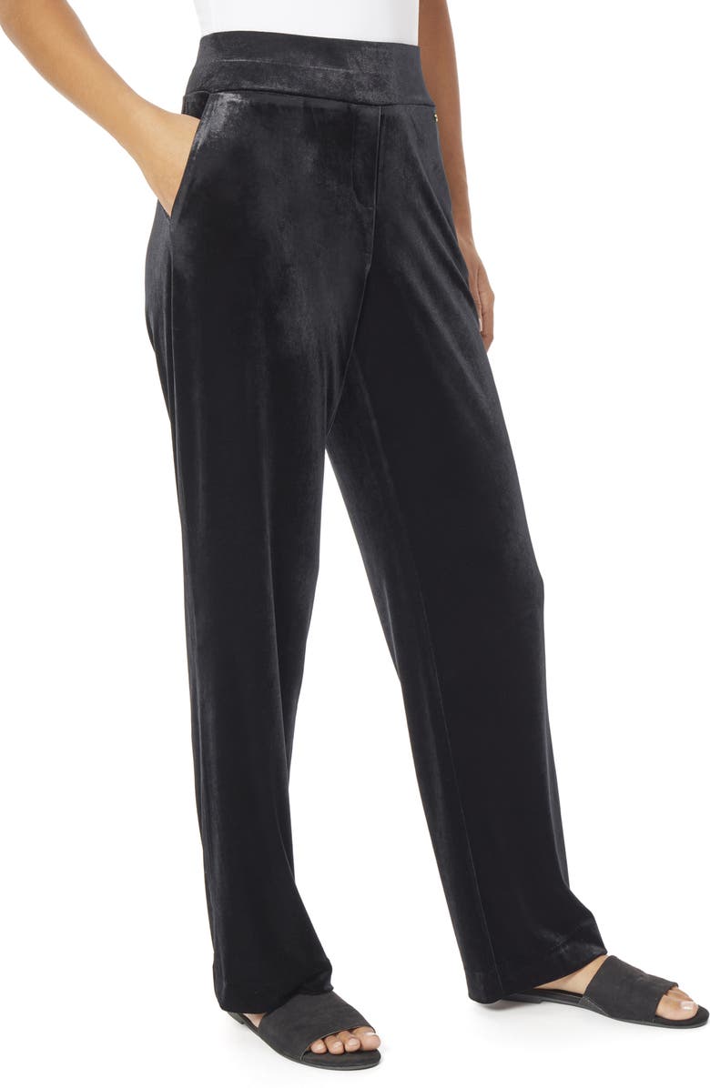 Jones New York Velour Pull-On Pants, Alternate, color,