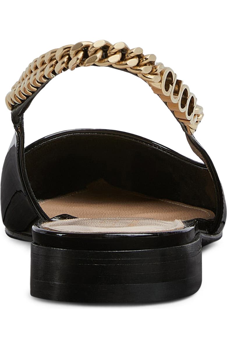 Gucci Signoria Pointed Toe Slingback Flat, Alternate, color,