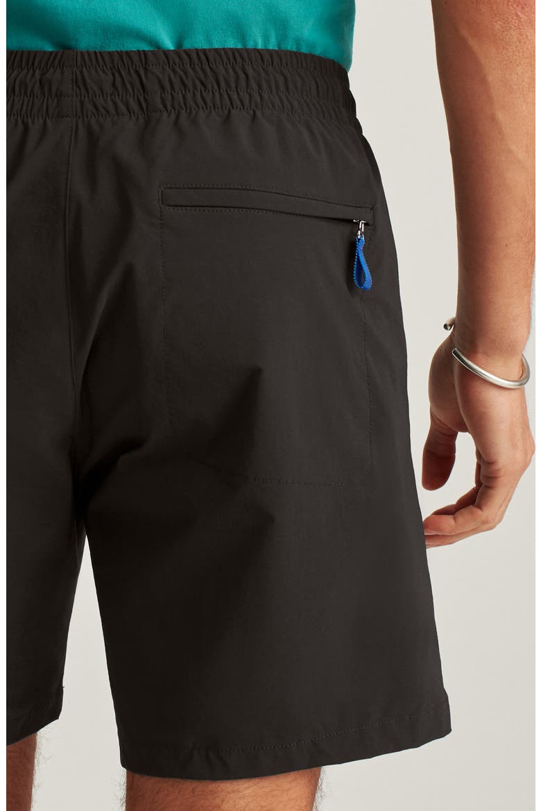 Rec Stretch Drawstring Shorts, Alternate, color, BLACK
