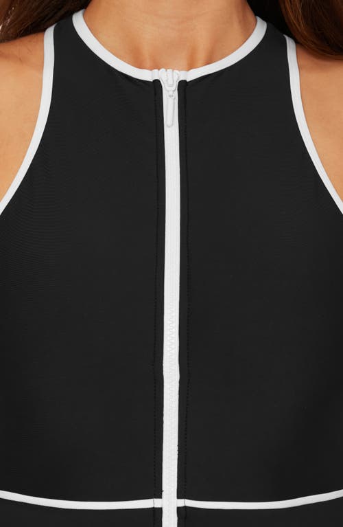 Becca Sport Mode One-piece Swimsuit In Black